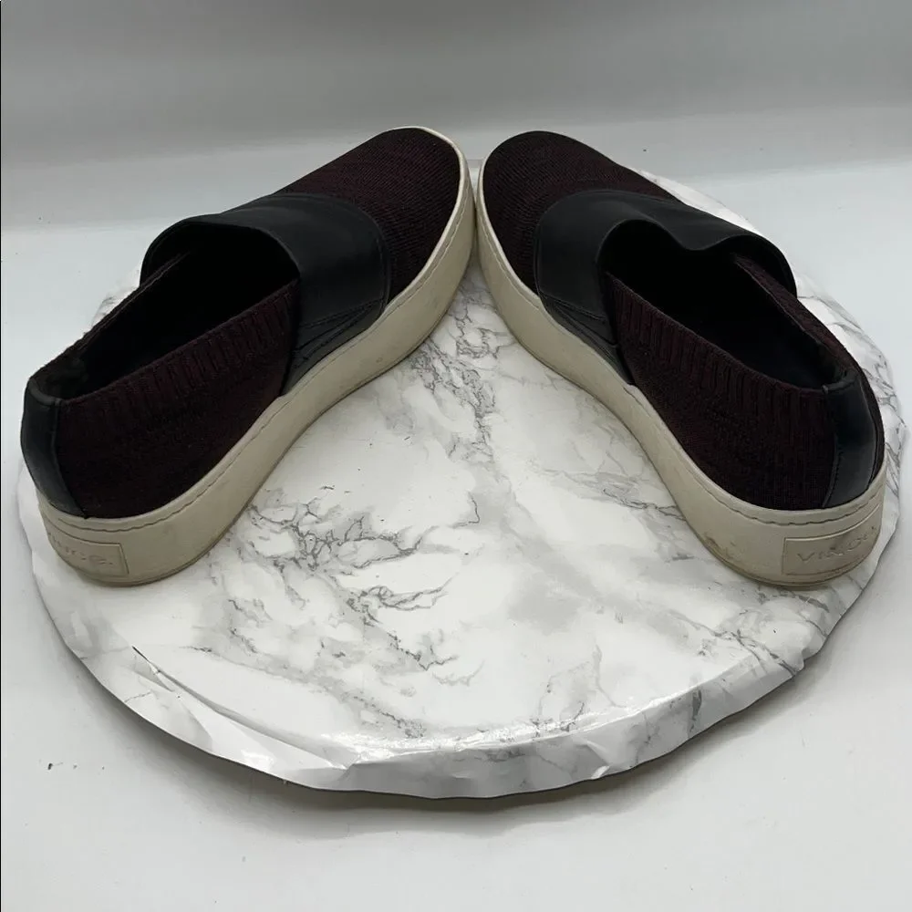 VINCE Bordeaux Ward Slip On Platform Shoes-7